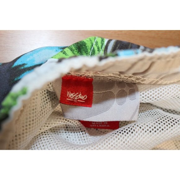 Mens Mossimo Mesh Lined Drawstring Surf Swim Suit Board Shorts Trunks XL Floral - Picture 7 of 8